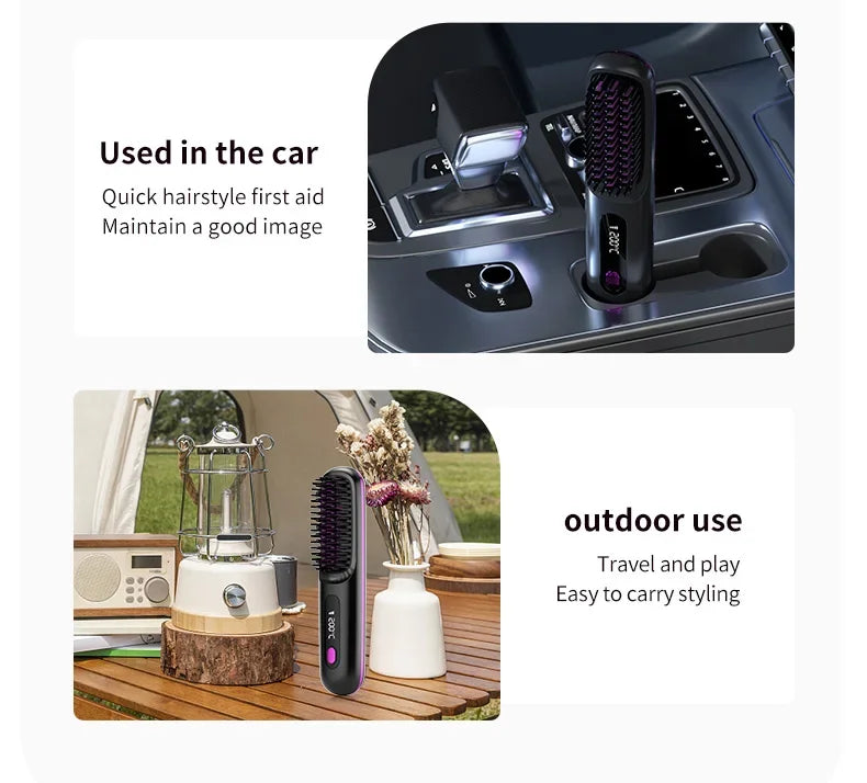 brosse lissante portable