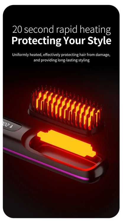 brosse lissante portable