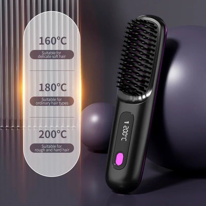 brosse lissante portable