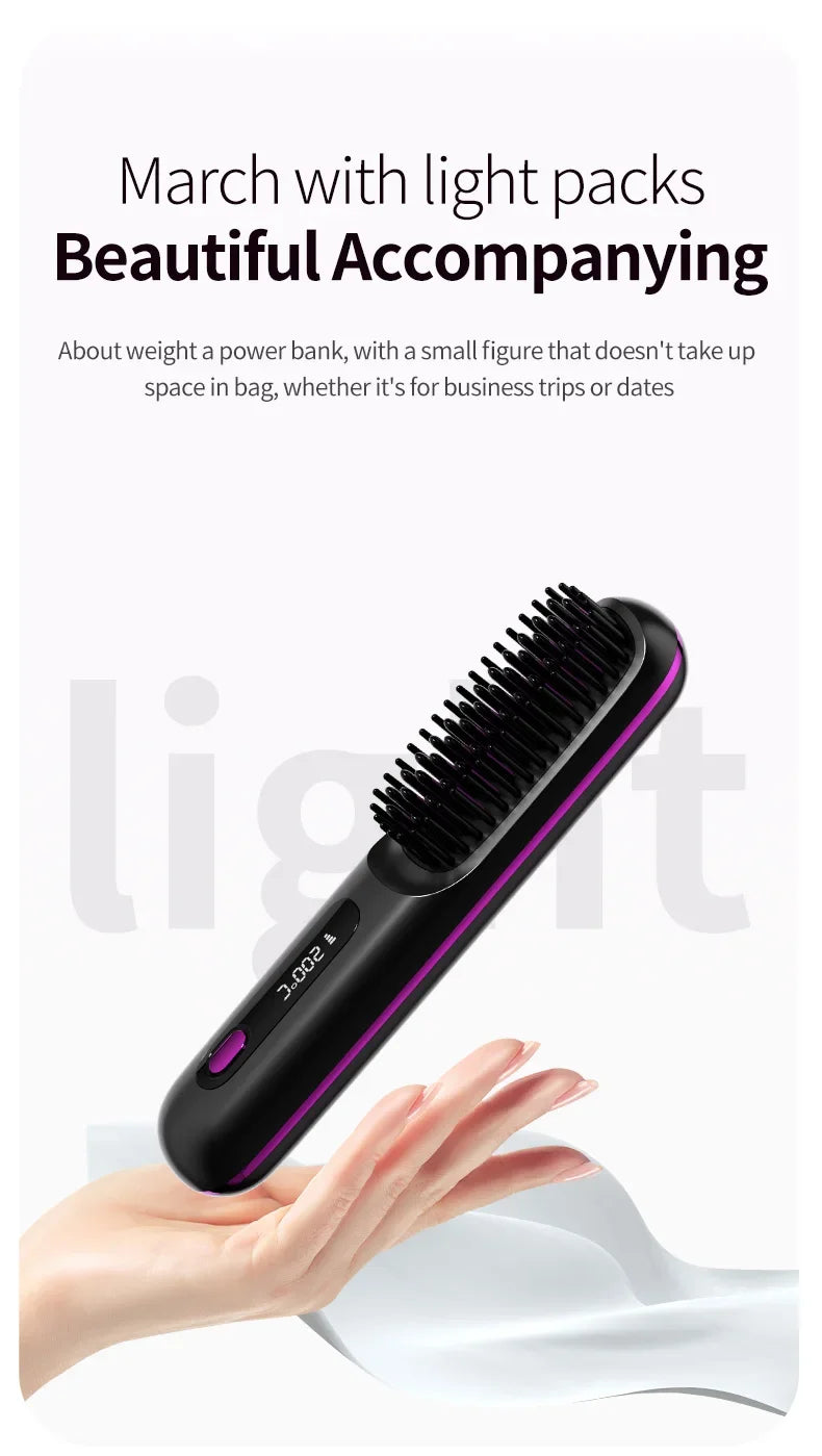 brosse lissante portable