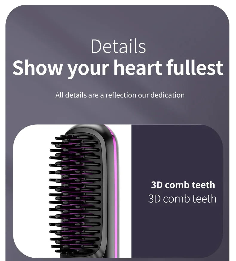 brosse lissante portable