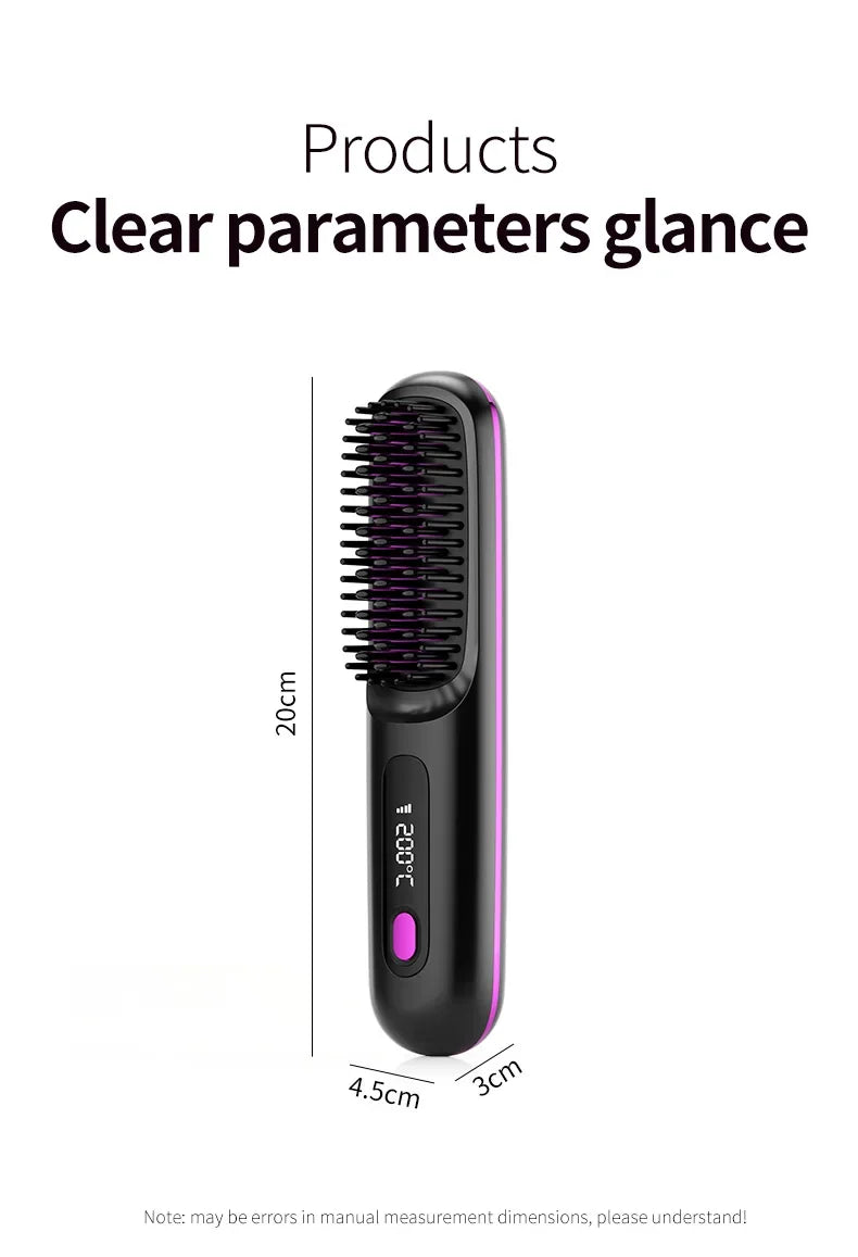brosse lissante portable