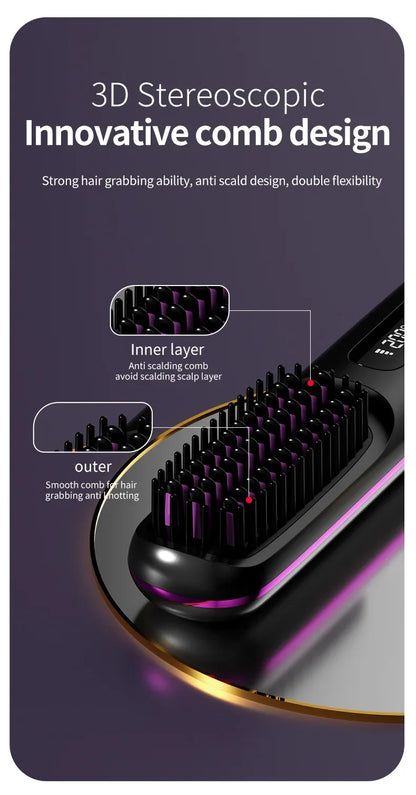 brosse lissante portable