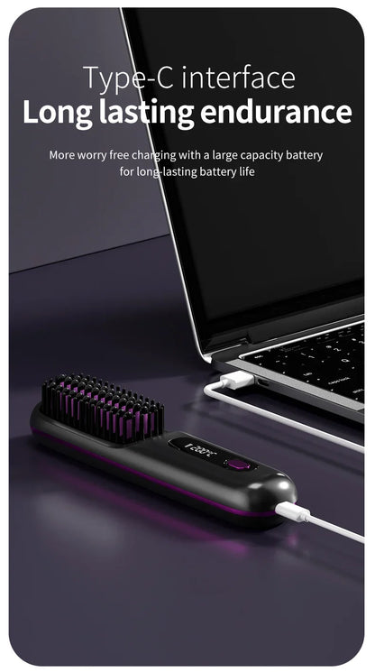 brosse lissante portable